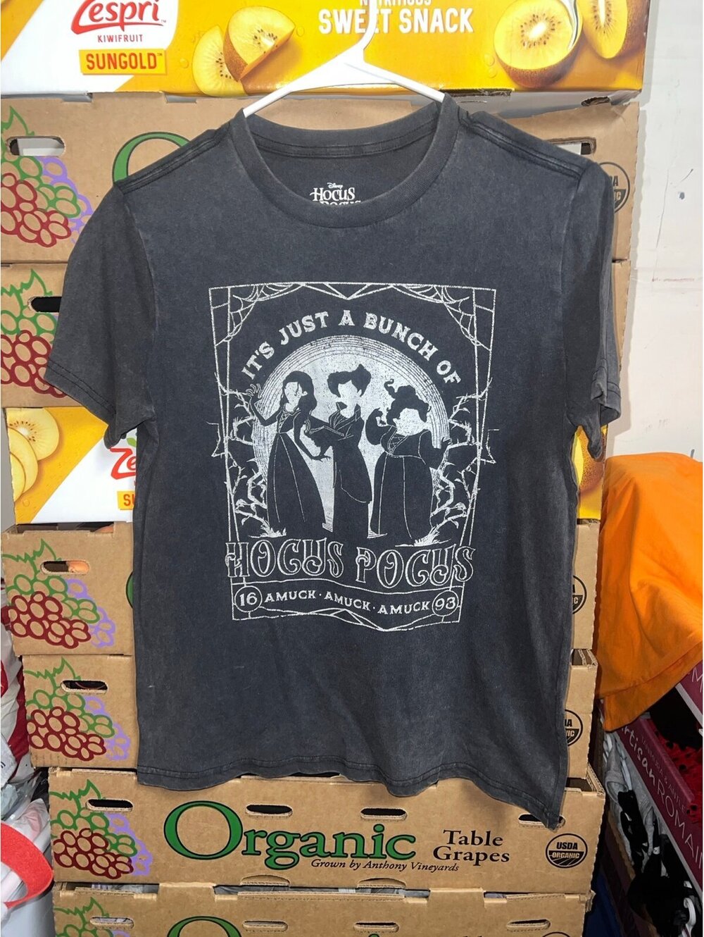 WOMENS Halloween Hocus Pocus shirt size XS